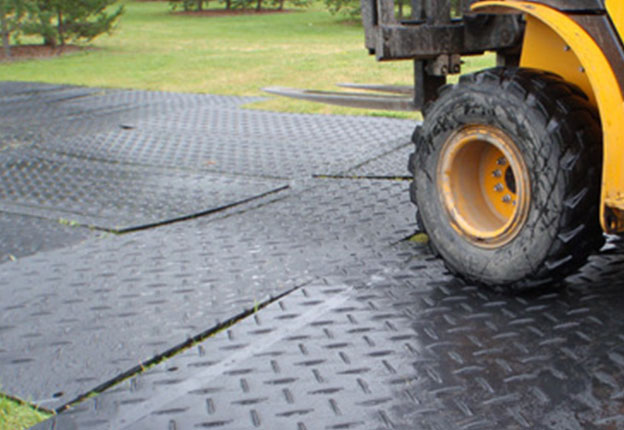 China 4x8 Plastic Ground Protection Mat-temporary road mat price-hdpe  plastic drilling rig mats